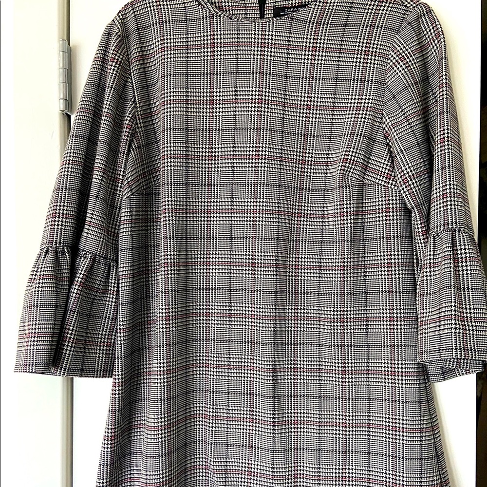 Classic Zara Plaid print dress